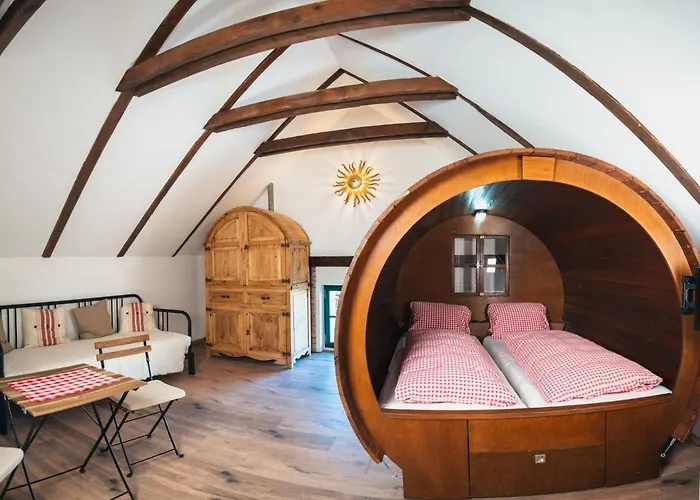 Weinfass-chalet Fuer 8 In By Interhome Holiday home Grub an der March